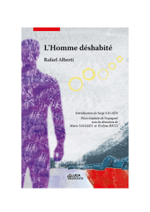 L'Homme d&eacute;shabit&eacute; de Rafael Alberti : Myst&egrave;re et Introduction Acad&eacute;mique