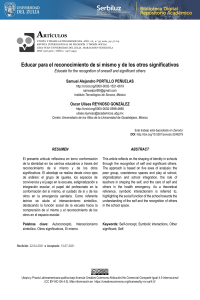Identidad, Reconocimiento y Educaci&oacute;n: Un An&aacute;lisis Filos&oacute;fico
