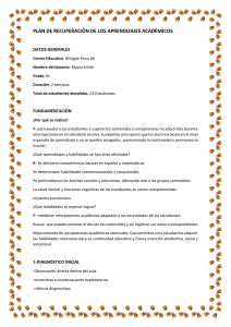 Plan de Recuperaci&oacute;n Acad&eacute;mica 6c: Espa&ntilde;ol y Matem&aacute;ticas