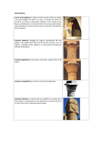 Arte Egipcio: Ley de la Frontalidad, Columnas y Templos