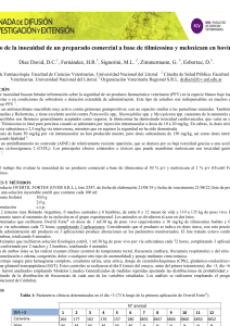 Inocuidad de Tilmicosina y Meloxicam en Bovinos: Estudio Farmacol&oacute;gico