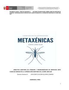 Directiva Dengue DIRIS Lima Sur 2024