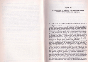 Aproximación a Heidegger: Lectura Culturalmente Situada y Reflexión