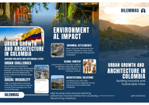Urban Growth & Architecture in Colombia: Inclusive, Sustainable Cities