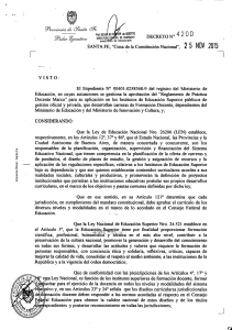 Decreto 4200 Santa Fe: Reglamento de Pr&aacute;ctica Docente Marco 2015