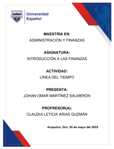 L&iacute;nea del Tiempo: Sistema Financiero Mexicano | Finanzas