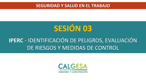 IPERC: Identificaci&oacute;n de Peligros, Evaluaci&oacute;n de Riesgos y Control