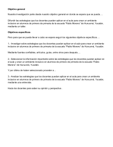 Estrategias de Inclusi&oacute;n Educativa en Primaria: Taller para Docentes