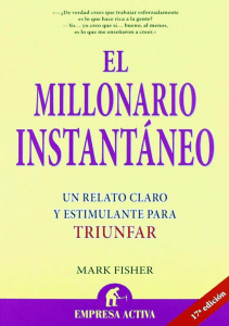 003-El Millonario Instantaneo - Mark Fisher