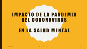 Impacto de la Pandemia COVID-19 en la Salud Mental: An&aacute;lisis de Franz Ruppert