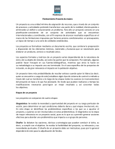 Guía para el Planteamiento y Diseño de Proyectos de Mejora - Preclínica 2