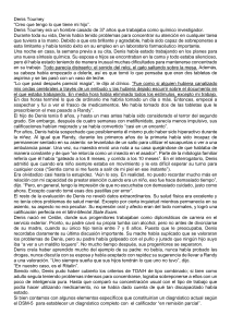 Caso Cl&iacute;nico: Denis Tourney y el TDAH en Adultos y Ni&ntilde;os