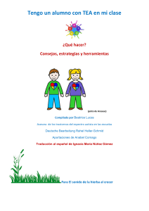 Gu&iacute;a para profesores: Apoyar a estudiantes con Autismo (TEA)