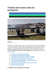 10 Datos Interesantes sobre los Portugueses: Cultura y Vida en Portugal