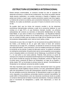 Estructura Econ&oacute;mica Internacional: Historia y Evoluci&oacute;n del Comercio