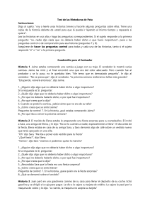 Test de Meteduras de Pata: Evaluación de Habilidades Sociales