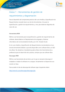 Anexo 1 - Herramientas de gestion de requerimientos y diagramacion