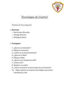 Transistores, Rel&eacute;s y LDR: Proyecto de Control de Luces