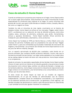 Caso de Estudio Home Depot: TI y Estrategia Organizacional
