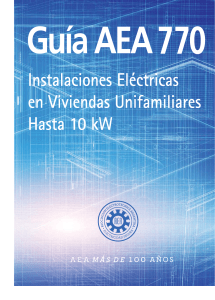 Gu&iacute;a AEA 770: Instalaciones El&eacute;ctricas en Viviendas Unifamiliares hasta 10 kW