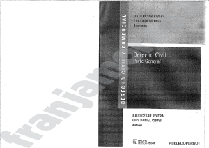Derecho Civil Parte General: Rivera & Crovi | AbeledoPerrot