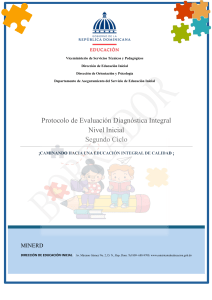 0. Protocolo de Evaluaci&oacute;n Diagn&oacute;stica Integral Nivel Inicial Segundo Ciclo