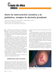 Caso Ético Clínico: Curativo vs. Paliativo