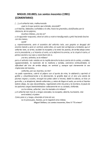 Los santos inocentes: Fragmento y análisis literario