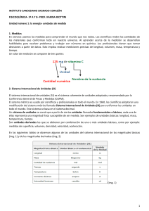Fisicoquímica: Energía y Unidades de Medida - SI, Notación Científica