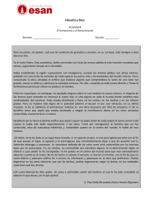Filosof&iacute;a y &Eacute;tica: Humanismo y Renacimiento - Pico Della Mirandola