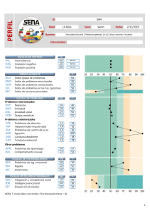 Informe de Perfil Psicol&oacute;gico SENA: Evaluaci&oacute;n de Adolescentes