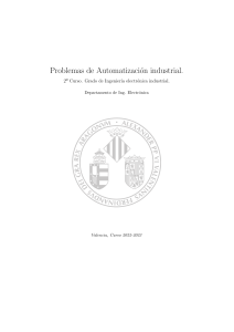 Problemas de Automatizaci&oacute;n Industrial: Ejercicios PLC
