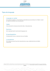 Tipos de Lenguaje: Comunicaci&oacute;n Asertiva en el Servicio P&uacute;blico