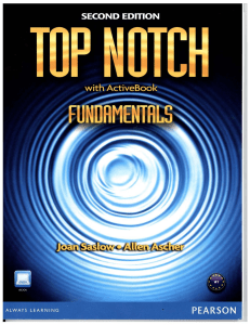 English for Today's World: Top Notch Fundamentals Coursebook