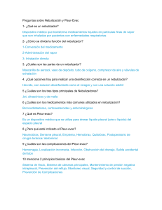 Nebulizaci&oacute;n y Pleur-Evac: Preguntas y Respuestas