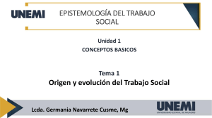 Epistemolog&iacute;a del Trabajo Social: Origen, Evoluci&oacute;n y Ciencia