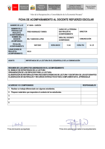 Ficha Acompa&ntilde;amiento Docente: Refuerzo Escolar en Comunicaci&oacute;n y Matem&aacute;ticas