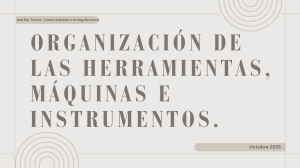 Organizaci&oacute;n de Herramientas, M&aacute;quinas e Instrumentos | Gu&iacute;a Completa