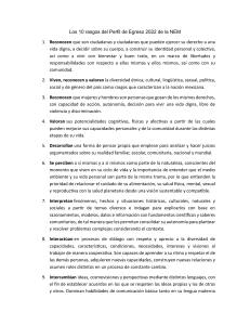 Perfil de Egreso 2022 NEM: 10 Rasgos Clave para Estudiantes