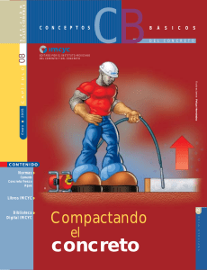 compactaci&oacute;n del concreto