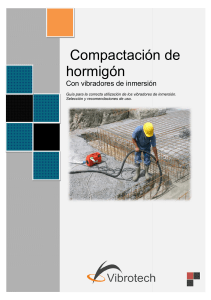 Gu&iacute;a de compactaci&oacute;n de hormig&oacute;n con vibradores de inmersi&oacute;n
