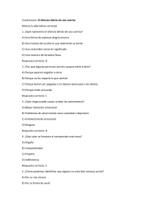 Cuestionario: El Silencio Detr&aacute;s de una Sonrisa | Empat&iacute;a y Emociones