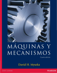 M&aacute;quinas y Mecanismos: Cinem&aacute;tica y An&aacute;lisis