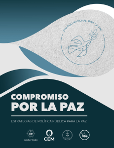 Compromiso por la Paz: Estrategias de Pol&iacute;tica P&uacute;blica