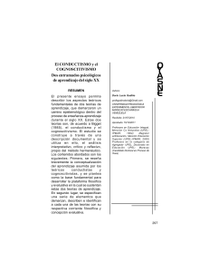 Conductismo vs. Cognoscitivismo: Teor&iacute;as del Aprendizaje
