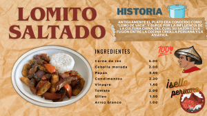 Lomito Saltado: Historia, Ingredientes y Sabor Peruano