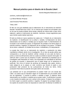 Escala Likert: Dise&ntilde;o y Aplicaci&oacute;n - Manual Pr&aacute;ctico