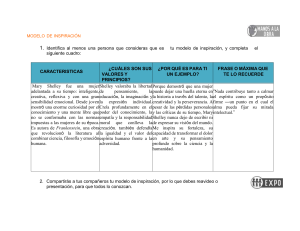 Mary Shelley: Hoja de Trabajo de Inspiración