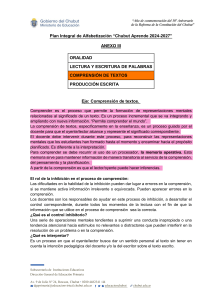 Chubut Aprende 2024-2027: Gu&iacute;a de Comprensi&oacute;n Lectora para Docentes