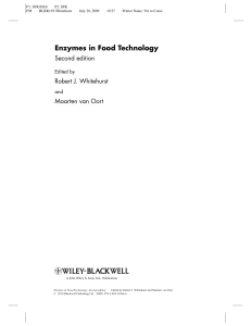 Enzymes in Food Technology: Second Edition